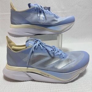 Adidas Women's Light Blue and Cream Athletic Shoes